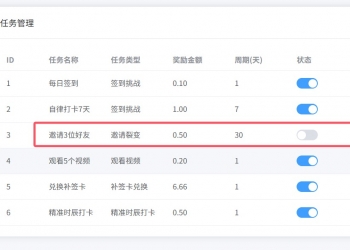 早安晚安打卡签到看广告领红包流量主小程序开源详细教程