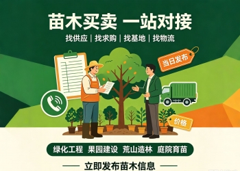 农业苗木供应求购供需发布 H5 源码：苗木买卖信息一键发...