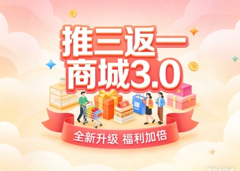 推三返一商城3.0系统抖音快手微信小程序看广告流量主开源