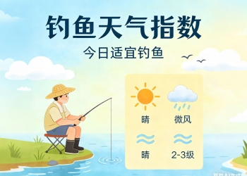 钓鱼天气指数抖音快手微信小程序看广告流量主开源