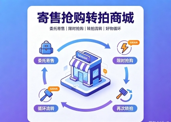 委托寄售抢购加寄售加转拍循环流转商城系统源码