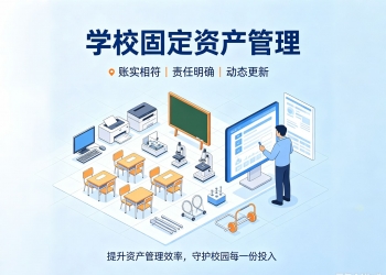 学校校园固定资产管理折旧核算资产预警系统