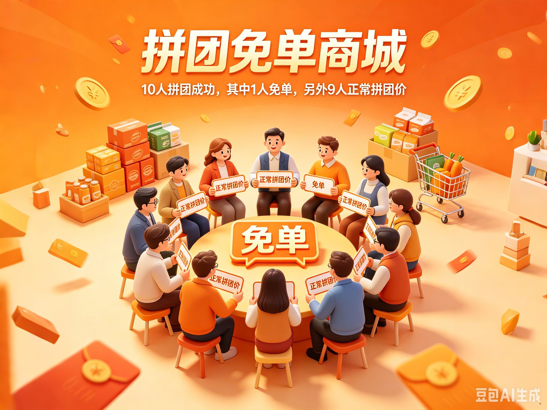 拼团免单商城平面插画广告图生成 (1).jpg