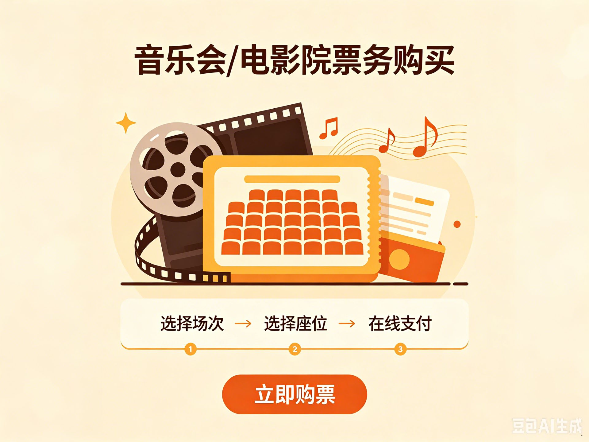 平面插画风格音乐会电影票务购买图 (1).jpg