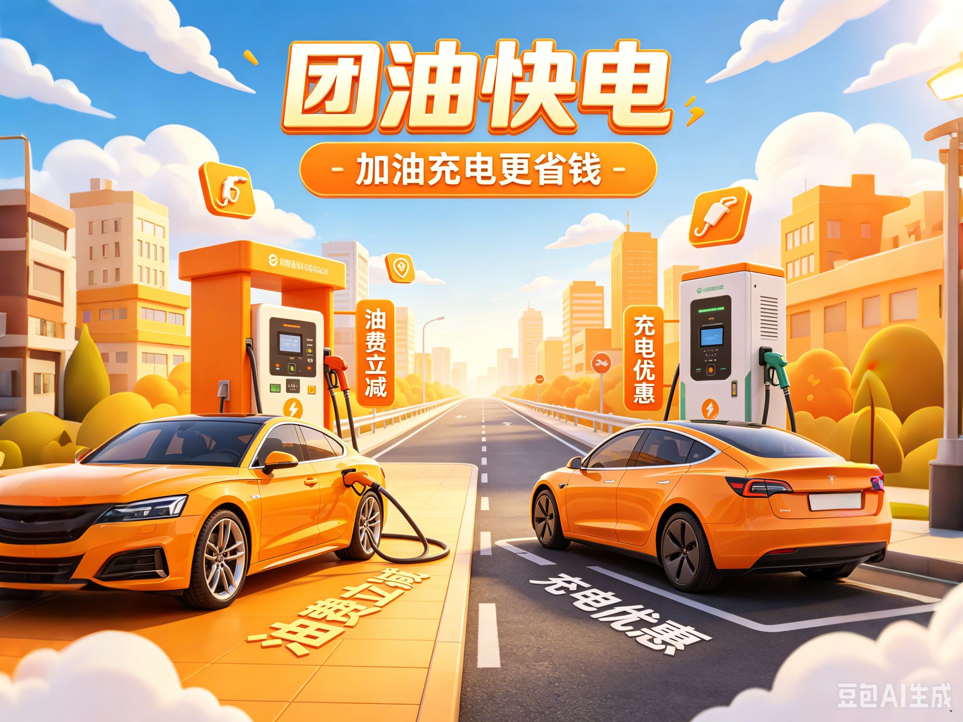团油快电平面插画广告图生成 (1).jpg